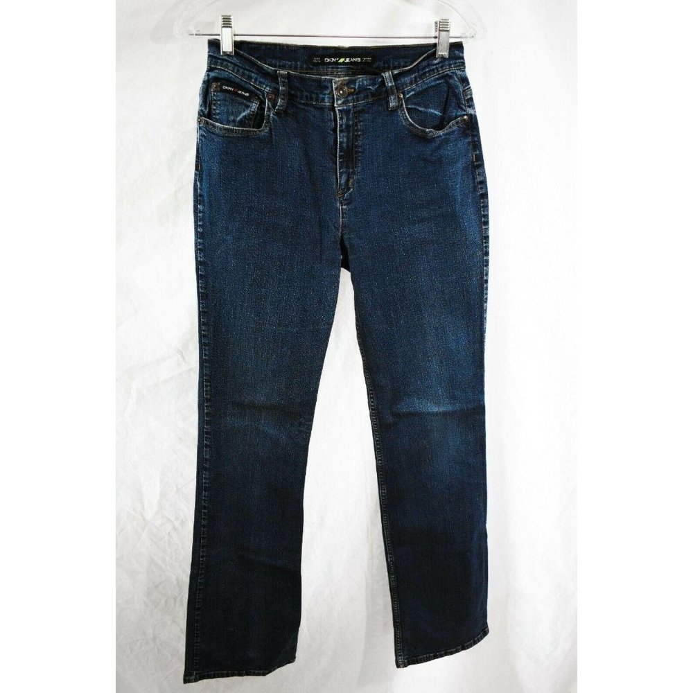 DKNY SOHO Stretch Womens Blue Denim Jeans Size 6 L